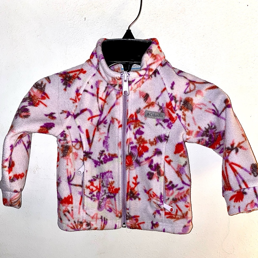 Toddler Columbia Multicolor Floral Fleece Jacket